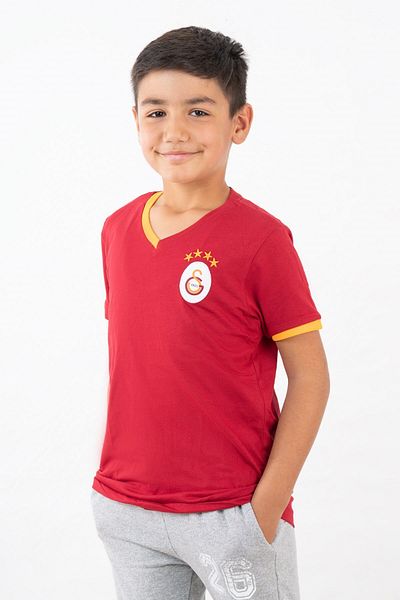 Galatasaray Original Licensed Red Kids T-Shirt