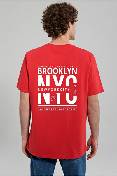 oneagılyazı Tricou oversize unisex cu croiala relaxată Brooklyn