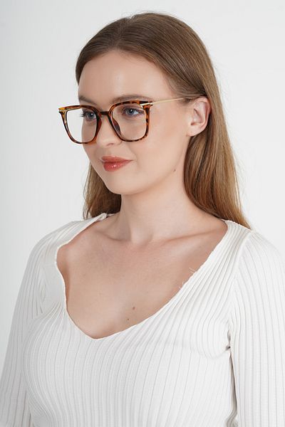 LOOKUP Blue Light Protection Glasses - Anti Blue Light, Changeable Glasses, SQUARE Frame