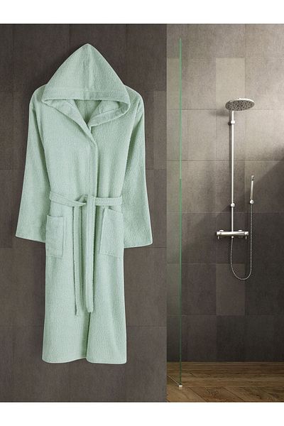 Eymir Home Collection Γυναικείο μπουρνούζι - Hoodie & Curl Design
