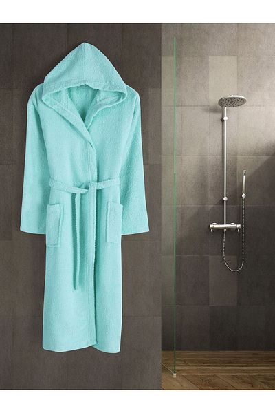 Eymir Home Collection Γυναικείο μπουρνούζι με κουκούλα