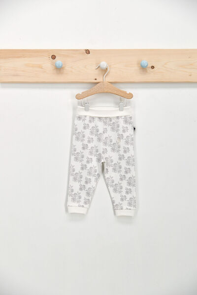 U.S. Polo Assn. U.s. Polo Assn Lisanslı Roses Krem Kız Bebek 2'li Pantolon