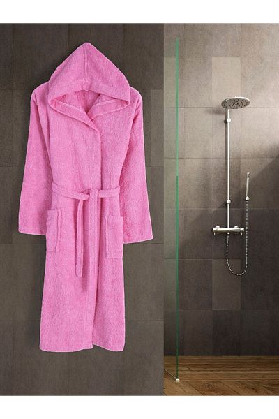 Eymir Home Collection Γυναικείο μπουρνούζι - Hoodie & Curl Design