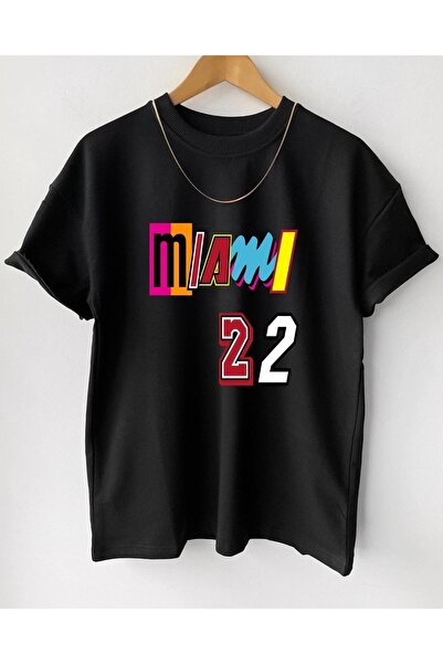 Garalio Ανδρικό μπλουζάκι από βαμβακερό εμπριμέ oversize - Crew Neck, κοντά μ...