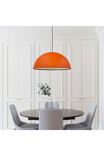 Bamyum Lipeo 50 cm Metall Pendelleuchte - Orange Schuhlampe
