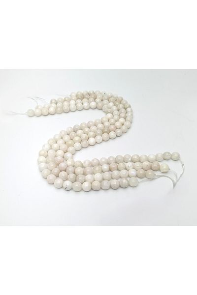 Yüksel Boncuk 10 mm Moon Stone - Natural Stone String