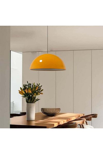 Bamyum Lipeo 50 cm Metal Pendelleuchte - Gelbe Lampe