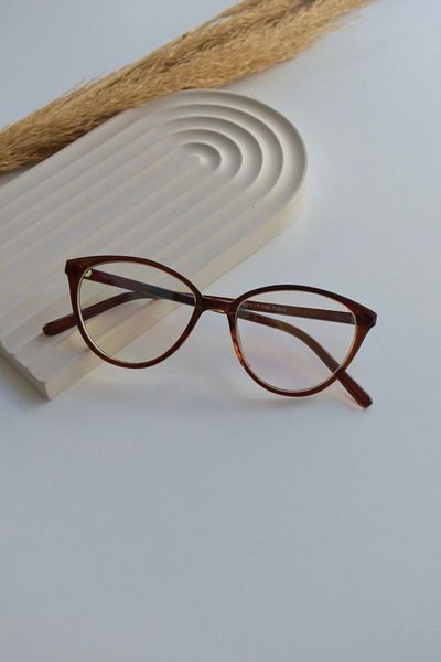 LOOKUP Blue Optical Cat Eye Glasses - Light Protected, Changeable Glasses and Anti Blue Light Glasses