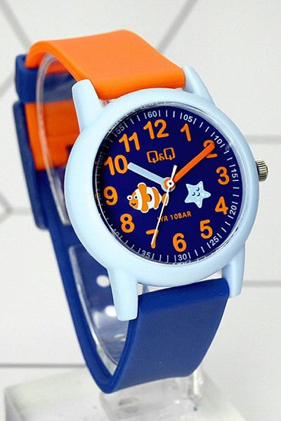 Q&Q Waterproof Children's Wristwatch with Numbers