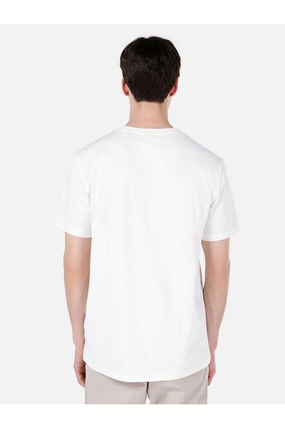 Colin's Men's White T-Shirt - Sleeves