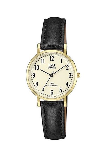Q&Q Women's Wristwatch with Leather Band