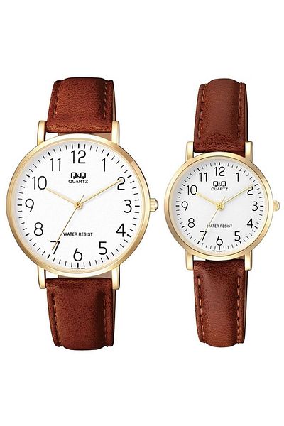 Q&Q Qc100j004y Dear Couple Wristwatches