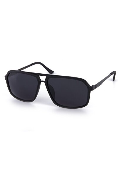 Di Caprio Men's Black Polarized Glasses Sunglasses