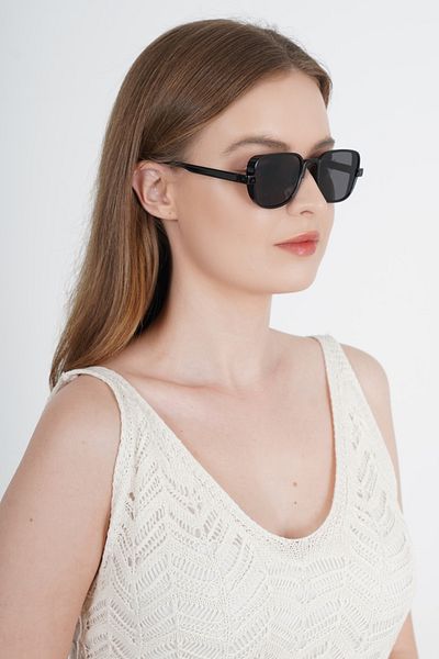 LOOKUP Unisex Sunglasses - UV 400 Protection, Glass Quality, Vintage Style