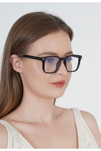 LOOKUP Blue Optical Cat Eye Glasses - Light Protected, Changeable Glasses and Anti Blue Light Glasses