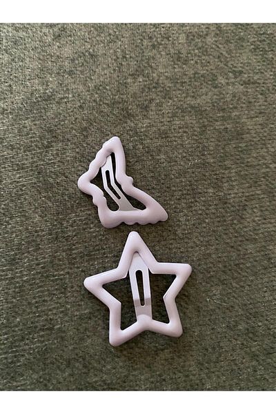 icase Αστέρια Hello City - Κουμπί Πεταλούδα Καρδιά, 3x3 cm, Σετ των 6 και 9