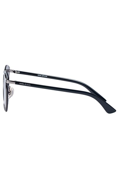 Daniel Klein Buz Mavi Gümüş Aynalı Yuvarlak Oval Kadın Güneş Gözlüğü