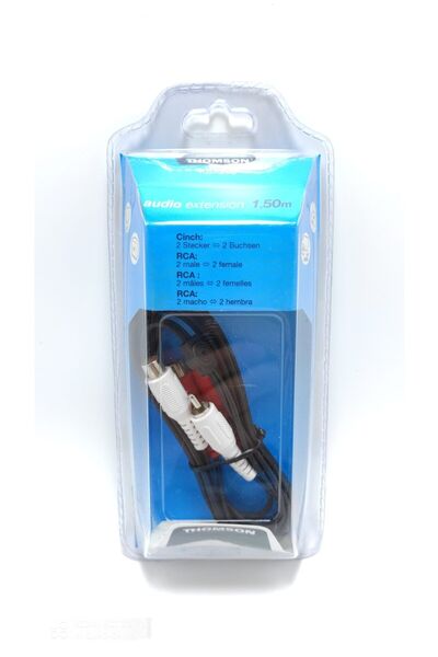 THOMSON 1.5 Mt 2 Rca Dişi Erkek Uzatma Kablosu Ara Kablo