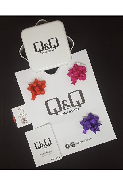 Q&Q Kadın Taba Deri Kordonlu Kol Saati