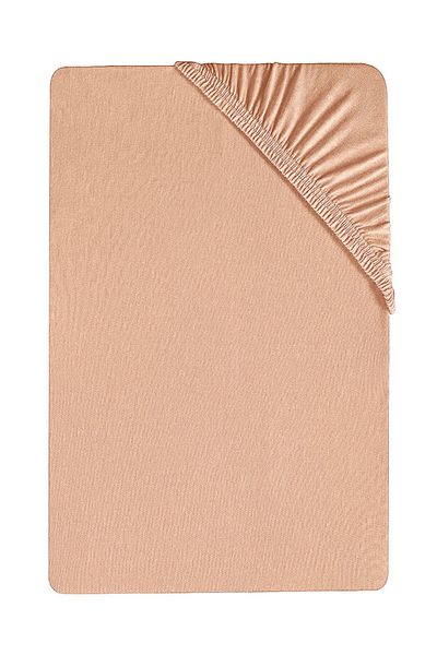 EFFE 200x200 Plain Cotton Fitted Combed Bed Sheet - Double Elastic