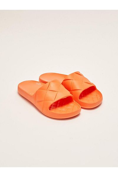 LC Waikiki Γυναικείες παντόφλες LCW STEPS Μονές ρίγες με αυτοσχεδιασμό
