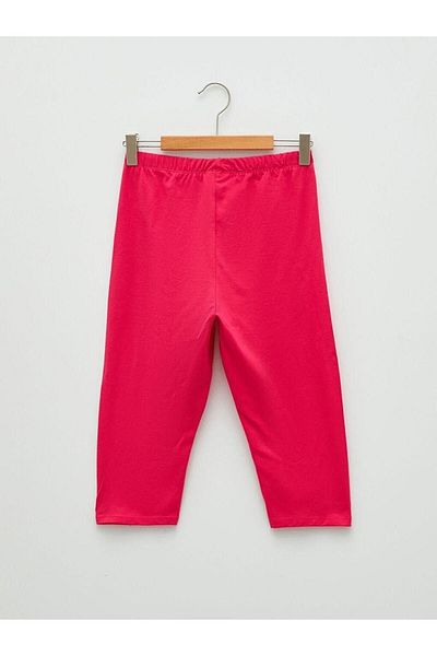 LC Waikiki Colanți de bază din bumbac pentru fete LCW Kids cu talie elastică