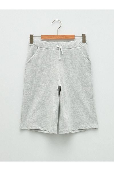 LC Waikiki LCW Kids Basic Γυναικεία Παιδική Βερμούδα με Ελαστική Μέση