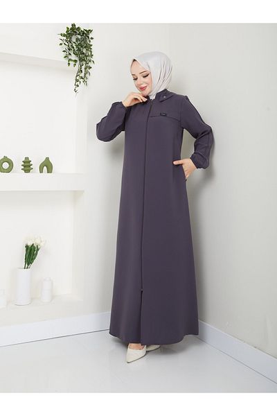 ZEWAHİR FASHİON New Season Hooded Sports Ferace - Removable Suit