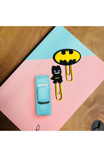 Crocs Batman 3D Σετ βιβλίων και σελιδοδεικτών - Πακέτο 2