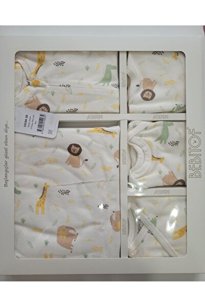 Bebitof Incibaby 10-Piece Baby Boy Hospital Exit Giraffe Patterned