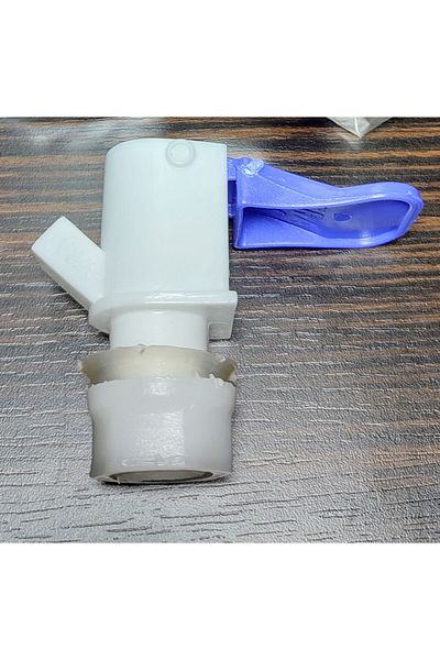 hagiki 2 Size Blue Plastic Thermos with Latch - Open the Tap, Compatible