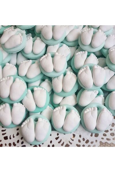 morlalem m Tek Kalıpta 1 Taban 2 Ayak Bebek Ayakları, Silikon Kalıp K-247, Kokulu Taş Sabun Alçı Mum Kalıbı