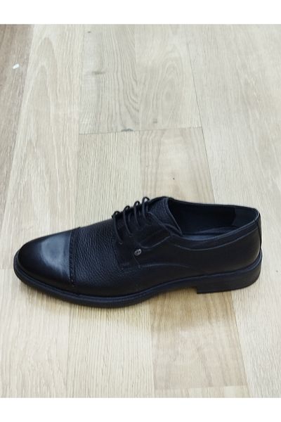 Berenni Pantofi de iarnă pentru bărbați din piele naturală cu talpă din cauciuc