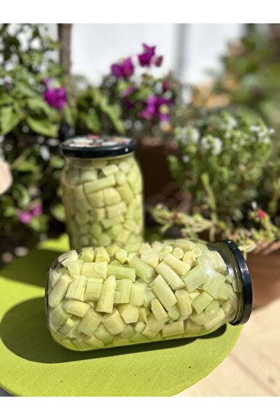 Aydın Enginar Köy Ürünleri 1 lt Doğranmış Enginar Sapı Konservesi