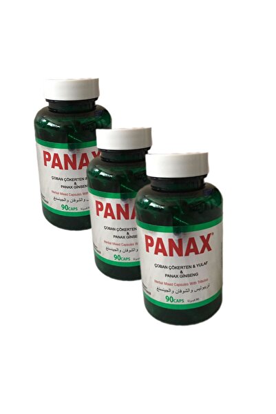 Panax Ginsengli Çoban Çökerten 90 lı Kapsül 3 Kutu (90*3 Kapsül)