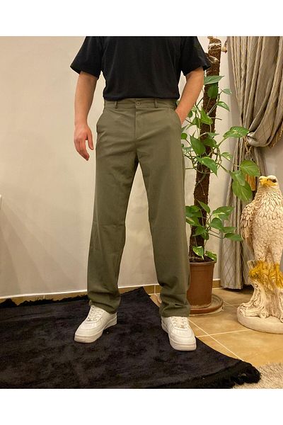 oraystore Παντελόνι χακί φαρδύ
