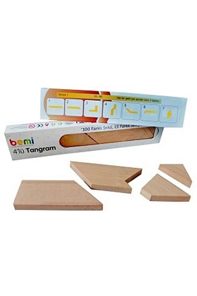 5 Sense Wooden Bemi T Tangram - Model 1451