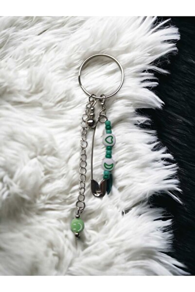 nasclaycollection هدية سلسلة المفاتيح اللون الأخضر