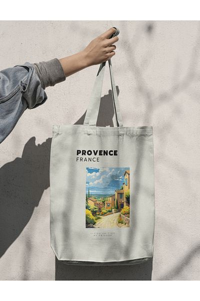 redame Provence Ii Cloth Tote Bag - Cities Series, Frankreich Design