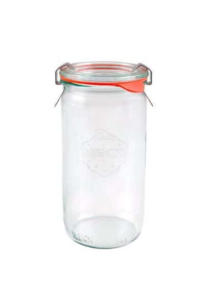 Weck 340 Ml Silindir Cam Saklama Kavanozu 3 Adet