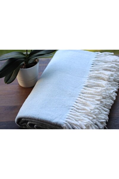 Weck 180 X 220 Cm Çift Kişilik Mavi Balıksırtı Battaniye