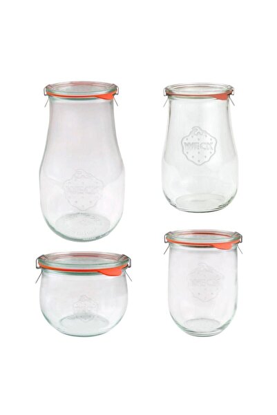 Weck Lale Cam Kavanoz Seti