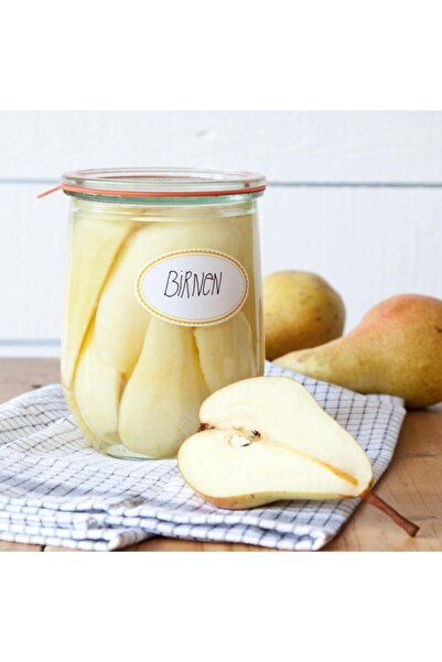 Weck 1062 ml Tulip Glass Storage Jar 2 Pieces Wcktop