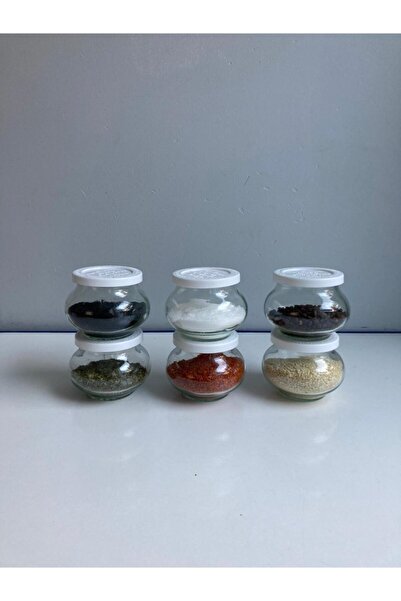 Weck 220 Ml Deco Beyaz Kapaklı Baharatlık Set (6 Adet )
