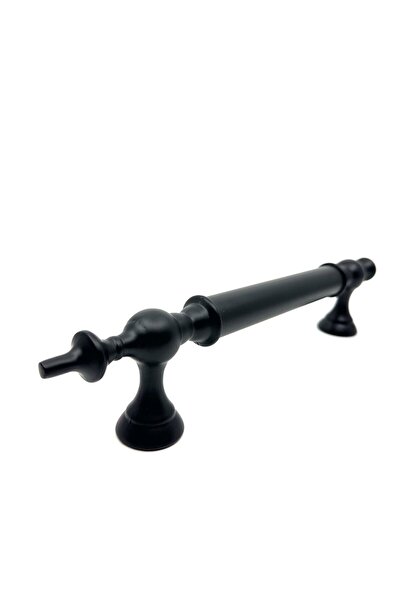 Nobel Osmanlı Çekme Kolu Çelik Kapı Dış Kapı Tutma Kolu Mat Siyah