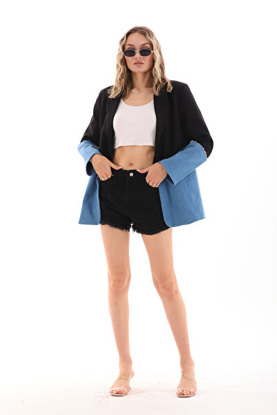 Pinpery Контрастний двошаровий зручний піджак