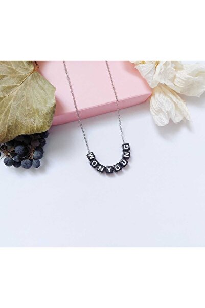 REN AKSESUAR KPOP IVE Wonyoung Written Necklace