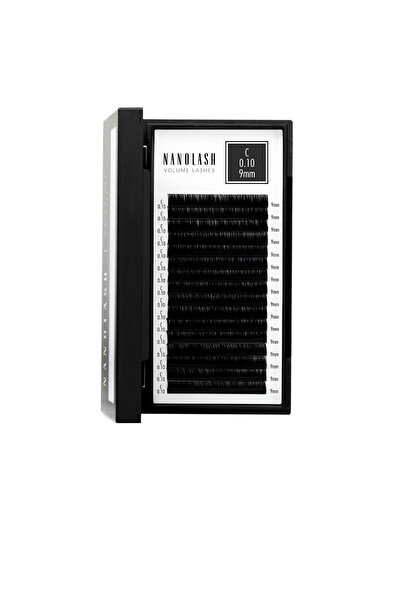 Nanolash Βλεφαρίδες Όγκου 0.10 C, ψεύτικες βλεφαρίδες, 9 χιλ.