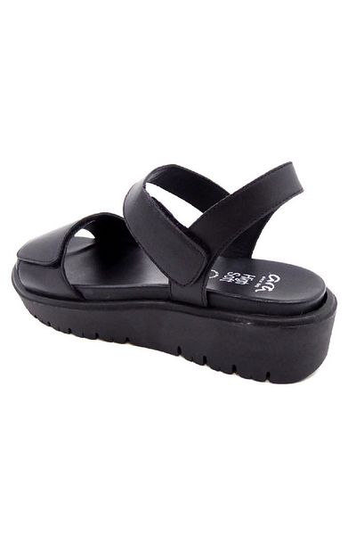 ARA Černé pohodlné sandály