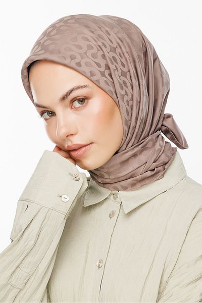 Mooncorn وشاح جاكار حريري بنمط القمر